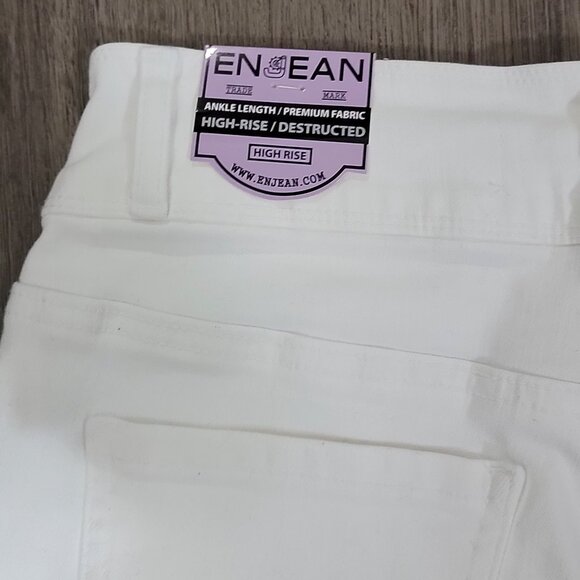 Enjean White Distressed Jeans - Picture 4 of 11